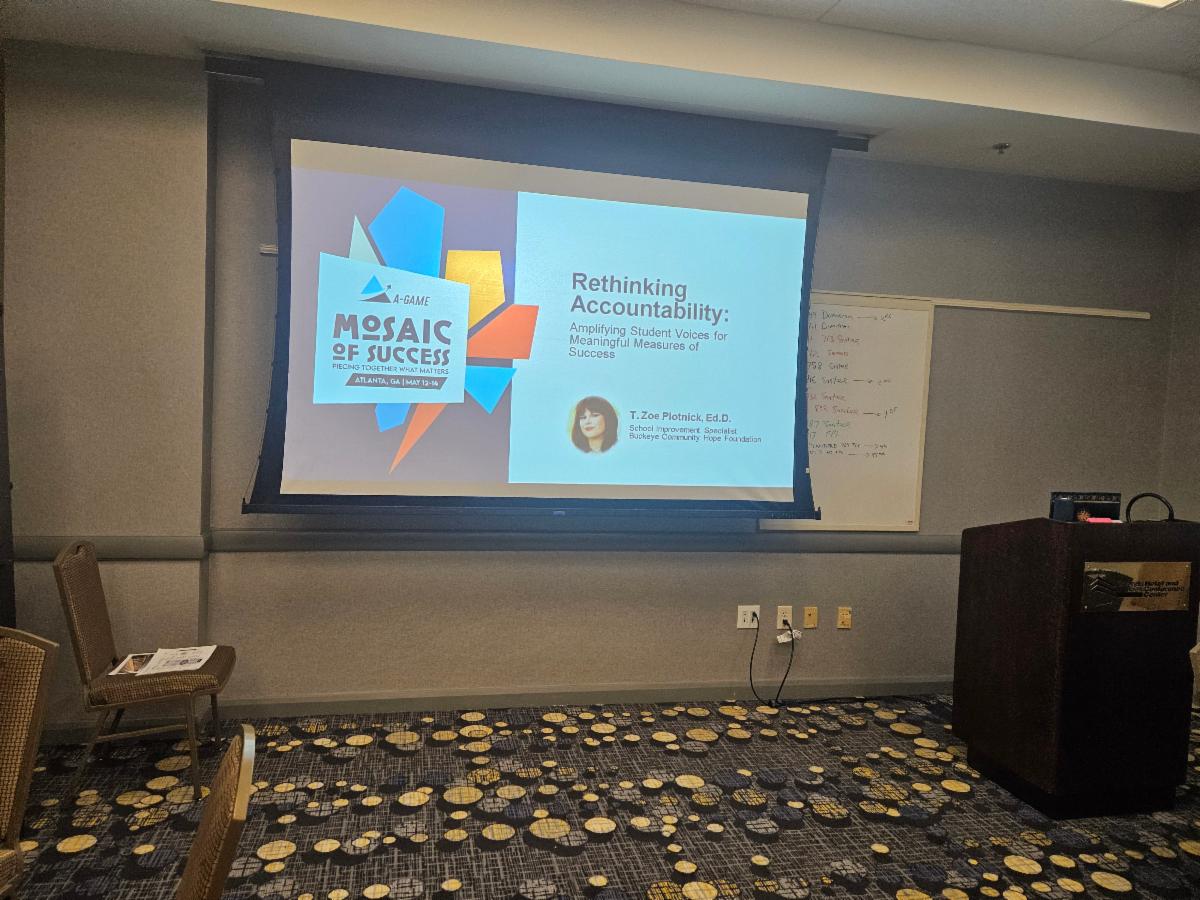 Dr Zoe Plotnick at A-Game